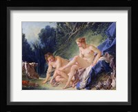 Diana getting out of her bath, 1742 Fine Art Print