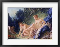 Diana getting out of her bath, 1742 Fine Art Print