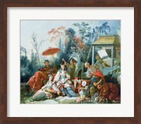 The Chinese Garden, c.1742 Fine Art Print