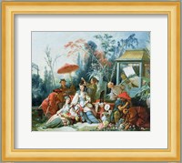 The Chinese Garden, c.1742 Fine Art Print