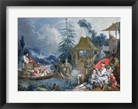 The Chinese Fishermen Framed Print