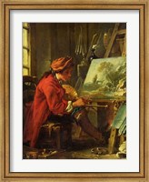 The Painter in his Studio Fine Art Print