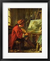 The Painter in his Studio Fine Art Print