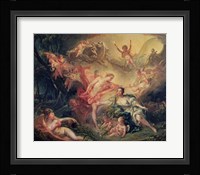 Apollo Revealing his Divinity to the Shepherdess Isse, 1750 Fine Art Print