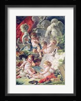 Genius Teaching the Arts, 1761 Fine Art Print