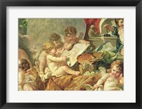 Genius Teaching the Arts, 1761 - detail Fine Art Print