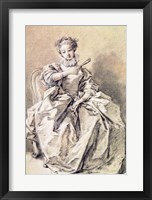 Woman in Spanish Costume Fine Art Print