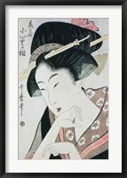 Bust portrait of the heroine Kioto of the Itoya Fine Art Print