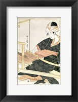 Woman Weaving Fine Art Print