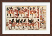 Banquet scene, from Thebes Fine Art Print