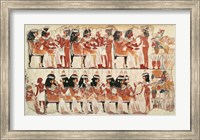 Banquet scene, from Thebes Fine Art Print