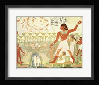 Hunting and Fishing, from the Tomb of Nakht Fine Art Print