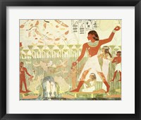 Hunting and Fishing, from the Tomb of Nakht Fine Art Print