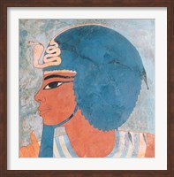 Head of Amenophis III from the tomb of Onsou Fine Art Print