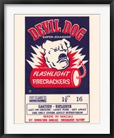 Devil Dog Firecrackers Fine Art Print