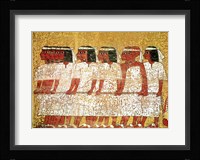 Cortege pulling the King's catafalque Fine Art Print