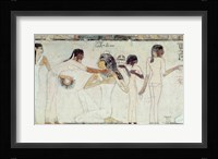The Toilet of Noblewomen, from the Tomb of Rekhmire Fine Art Print