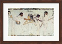 The Toilet of Noblewomen, from the Tomb of Rekhmire Fine Art Print