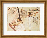 Two Musicians, from the Tomb of Rekhmire Fine Art Print