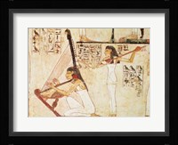 Two Musicians, from the Tomb of Rekhmire Fine Art Print