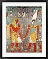 Relief depicting Horemheb Fine Art Print