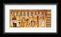 The Judgement of Osiris, detail from a Book of the Dead Framed Print