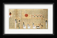 Mythological papyrus of Imenemsaouf Fine Art Print
