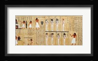 Mythological papyrus of Imenemsaouf Fine Art Print
