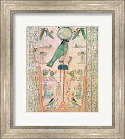Adoration of the Rising Sun in the Form of the Falcon Re-Horakhty Fine Art Print