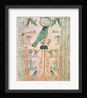 Adoration of the Rising Sun in the Form of the Falcon Re-Horakhty Framed Print