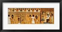 The Weighing of the Heart against Maat's Feather of Truth Framed Print