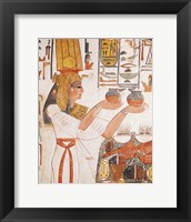 Nefertari Making an Offering, from the Tomb of Nefertari Fine Art Print