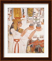 Nefertari Making an Offering, from the Tomb of Nefertari Fine Art Print