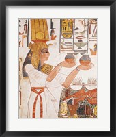 Nefertari Making an Offering, from the Tomb of Nefertari Fine Art Print