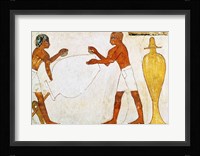 Engraving and polishing vases in gold and silver, from the Tomb of Rekhmire Fine Art Print