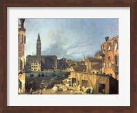 Venice: Campo San Vidal and Santa Maria della Carita Fine Art Print