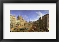 View of the Piazza Navona, Rome Fine Art Print