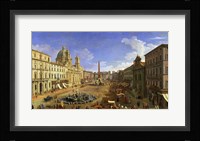 View of the Piazza Navona, Rome Fine Art Print