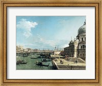 The Entrance to the Grand Canal and the church of Santa Maria della Salute, Venice Fine Art Print