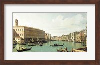 The Grand Canal from the Rialto Bridge Fine Art Print