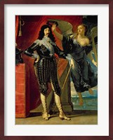 Louis XIII Crowned by Victory Fine Art Print