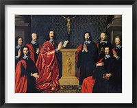 The Prevot des Marchands and the echevins of the city of Paris, 1648 Fine Art Print