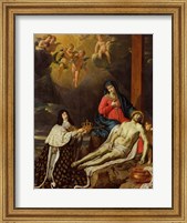 The Vow of Louis XIII King of France and Navarre, 1638 Fine Art Print