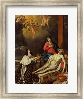 The Vow of Louis XIII King of France and Navarre, 1638 Fine Art Print