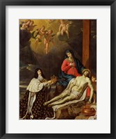 The Vow of Louis XIII King of France and Navarre, 1638 Fine Art Print