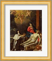 The Vow of Louis XIII King of France and Navarre, 1638 Fine Art Print