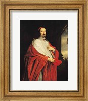 Portrait of Jules Mazarin Fine Art Print