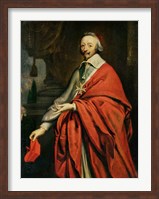 Portrait of Cardinal de Richelieu Fine Art Print