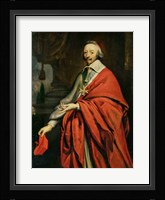Portrait of Cardinal de Richelieu Fine Art Print
