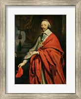 Portrait of Cardinal de Richelieu Fine Art Print